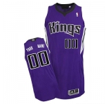 Customized Sacramento Kings Jersey Revolution 30 Purple Road Basketball