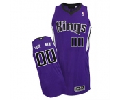 Customized Sacramento Kings Jersey Revolution 30 Purple Road Basketball