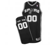 Customized San Antonio Spurs Jersey Revolution 30 Black Road Basketball