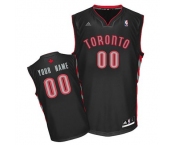 Customized Toronto Raptors Jersey New Revolution 30 Black Basketball