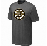 NHL Boston Bruins big & tall logo T-shirt dk grey