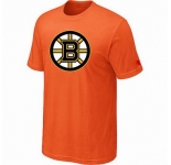 NHL Boston Bruins big & tall logo T-shirt orange