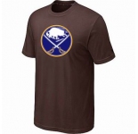 NHL Buffalo Sabres big & tall logo T-shirt brown