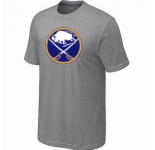 NHL Buffalo Sabres big & tall logo T-shirt light grey