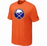 NHL Buffalo Sabres big & tall logo T-shirt orange
