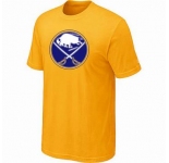 NHL Buffalo Sabres big & tall logo T-shirt yellow