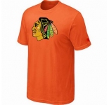 NHL Chicago Blackhawks big & tall logo T-shirt orange