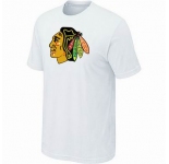 NHL Chicago Blackhawks big & tall logo T-shirt white