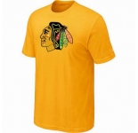 NHL Chicago Blackhawks big & tall logo T-shirt yellow