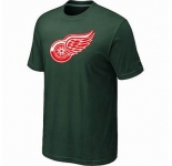 NHL Detroit Red Wings big & tall logo T-shirt dk green