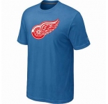 NHL Detroit Red Wings big & tall logo T-shirt light blue