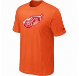 NHL Detroit Red Wings big & tall logo T-shirt orange