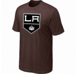 NHL Los Angeles Kings big & tall logo T-shirt brown