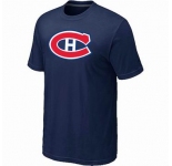 NHL Montreal Canadiens big & tall logo T-shirt dk blue