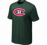 NHL Montreal Canadiens big & tall logo T-shirt dk green