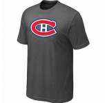 NHL Montreal Canadiens big & tall logo T-shirt dk grey
