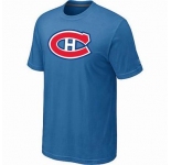 NHL Montreal Canadiens big & tall logo T-shirt light blue