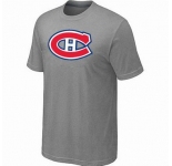 NHL Montreal Canadiens big & tall logo T-shirt light grey