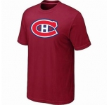 NHL Montreal Canadiens big & tall logo T-shirt red