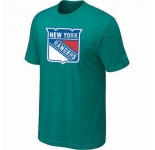 NHL New York Rangers big & tall logo T-shirt green