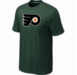NHL Philadelphia Flyers big & tall logo T-shirt dk green