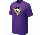 NHL Pittsburgh Penguins big & tall logo T-shirt purple
