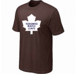 NHL Toronto Maple Leafs big & tall logo T-shirt brown