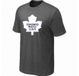 NHL Toronto Maple Leafs big & tall logo T-shirt dk grey