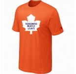 NHL Toronto Maple Leafs big & tall logo T-shirt orange