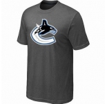 NHL Vancouver Canucks big & tall logo T-shirt dk grey
