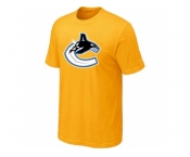 NHL Vancouver Canucks big & tall logo T-shirt yellow