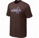 NHL Washington Capitals big & tall logo T-shirt brown