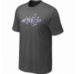 NHL Washington Capitals big & tall logo T-shirt dk grey