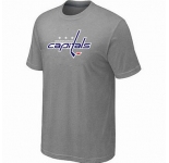 NHL Washington Capitals big & tall logo T-shirt light grey