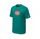 Nike Team USA Hockey Winter Olympics KO Collection Locker Room T-Shirt Green