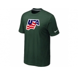 Nike USA Graphic Legend Performance Collection Locker Room T-Shirt D.Green