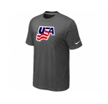 Nike USA Graphic Legend Performance Collection Locker Room T-Shirt D.Grey