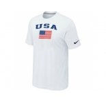 USA Olympics USA Flag Collection Locker Room T-Shirt White