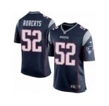 Men Nike New England Patriots #52 Elandon Roberts Game Navy Blue Team Color NFL Jersey