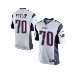 Men Nike New England Patriots #70 Adam Butler Game White NFL Jersey