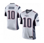 Men's Nike New England Patriots #10 Josh Gordon Game White NFL Jersey