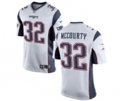 Men's Nike New England Patriots #32 Devin McCourty Game White NFL Jersey