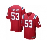 Men's Nike New England Patriots #53 Kyle Van Noy Game Red Alternate NFL Jersey