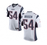 Men's Nike New England Patriots #54 Tedy Bruschi Game White NFL Jersey