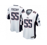 Men's Nike New England Patriots #55 Jonathan Freeny Game White NFL Jersey