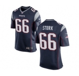 Men's Nike New England Patriots #66 Bryan Stork Game Navy Blue Team Color NFL Jersey