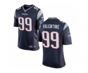 Men's Nike New England Patriots #99 Vincent Valentine Game Navy Blue Team Color NFL Jersey