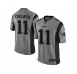 nike nfl jerseys new england patriots #11 edelman gray[game]