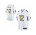 nike nfl jerseys new england patriots #12 tom brady white[nike USA]