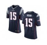 Men's Nike New England Patriots #15 Chris Hogan Elite Navy Blue Team Color NFL Jersey